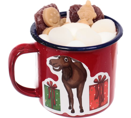 Изображение товара Свеча Серпантин Рождественский напиток 5,5х8.5 см, 204 г 114-404