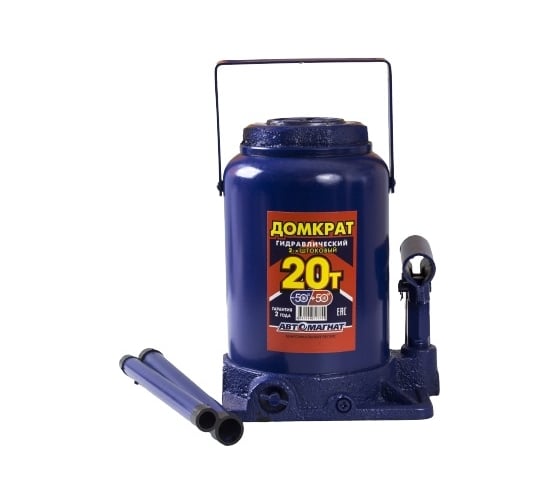 Изображение товара Домкрат АВТОМАГНАТ TUV 1 АМ 20 т, двухштоковый AM-13-K2-008