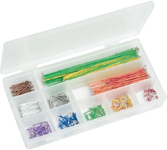 Изображение товара Набор проводов для платы макетной 350 шт разной длины ProsKit OP-E351 С00036256