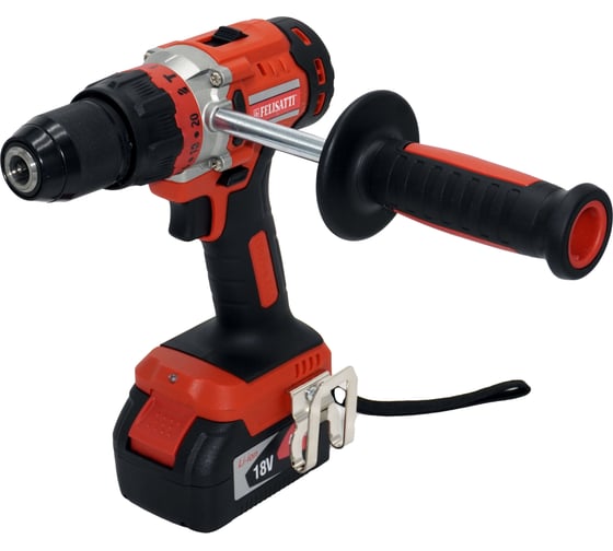 Изображение товара Дрель Felisatti ДАУ-13/18В 80 Нм. 1 аккумулятор 4Ач и ЗУ-4А 153.5.1.10