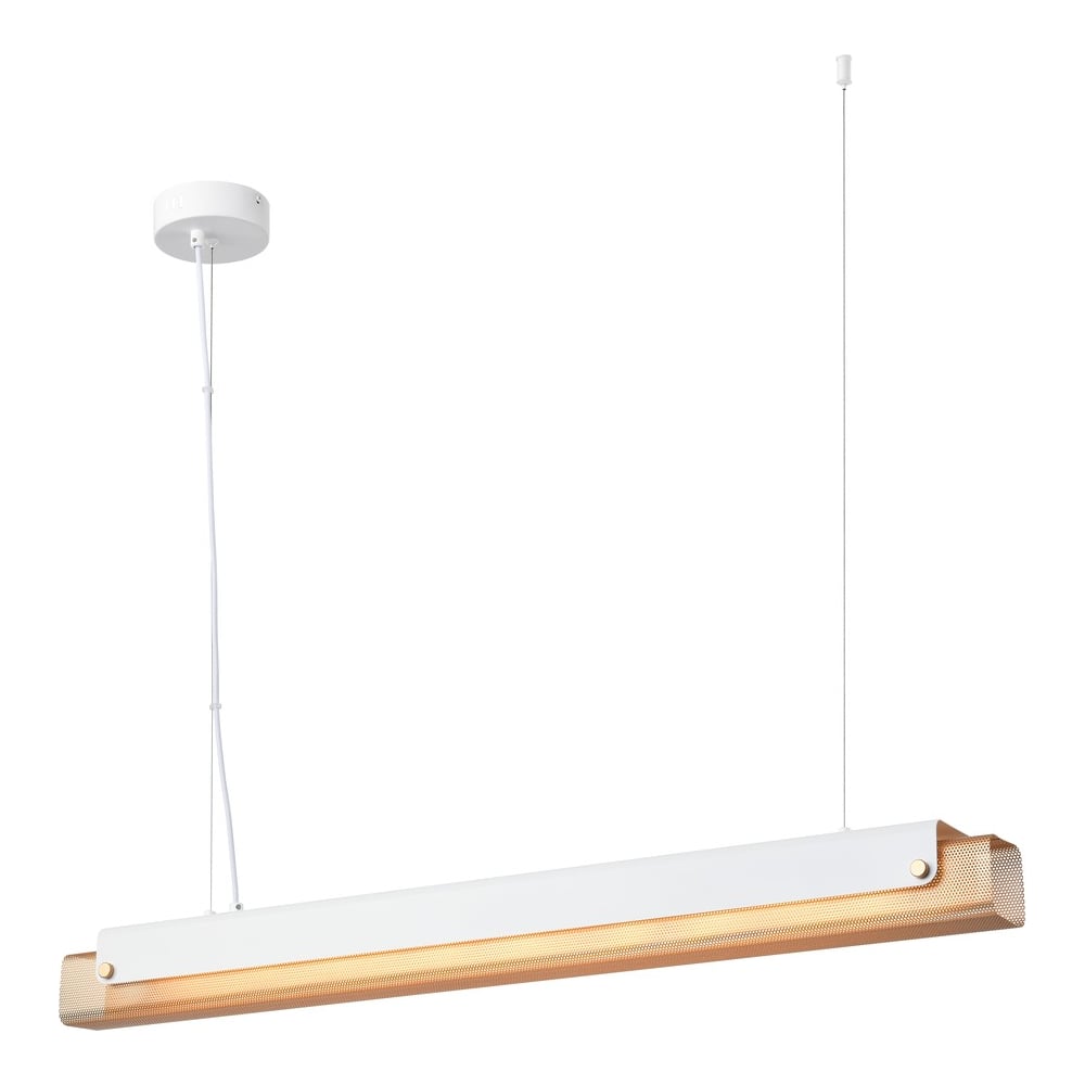 Изображение товара Подвесной светодиодный светильник Velante 421-003-02 с золотым плафоном 120 см