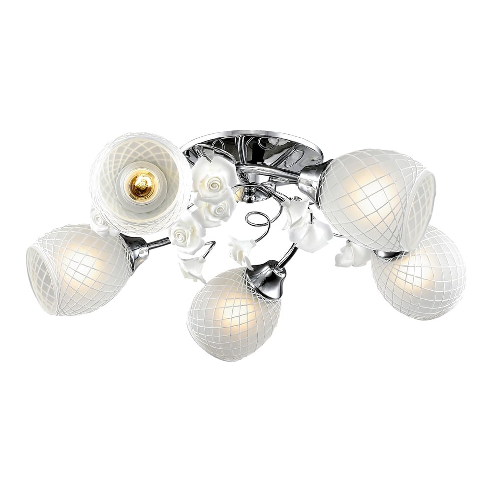 Изображение товара Потолочная люстра Velante 705-107-05 хром 5 ламп E27