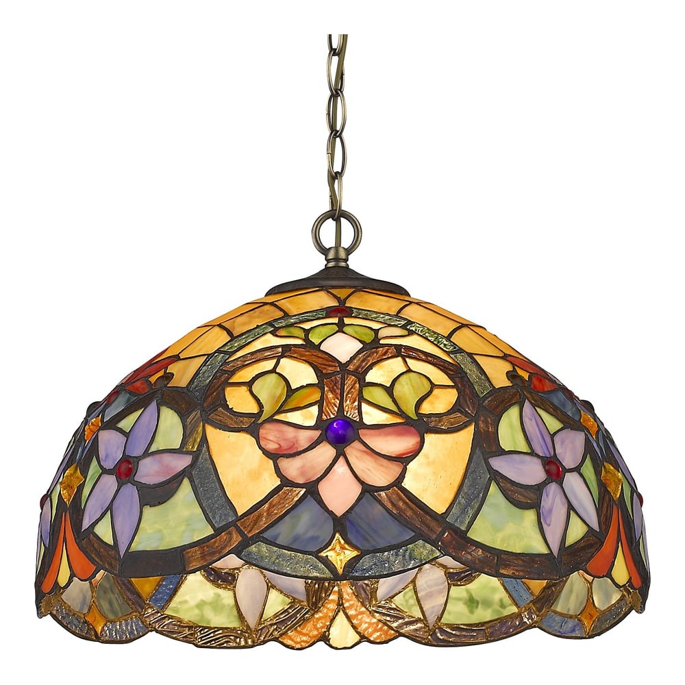 Изображение товара Подвесной светильник Velante 818-806-02 декоративный бронза разноцветный