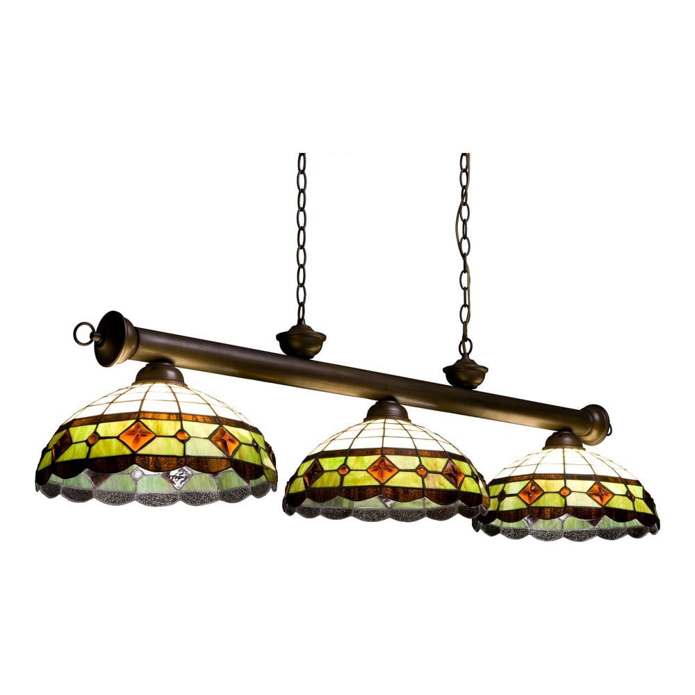 Изображение товара Подвесной светильник Velante 855-803-03 с разноцветными стеклянными плафонами