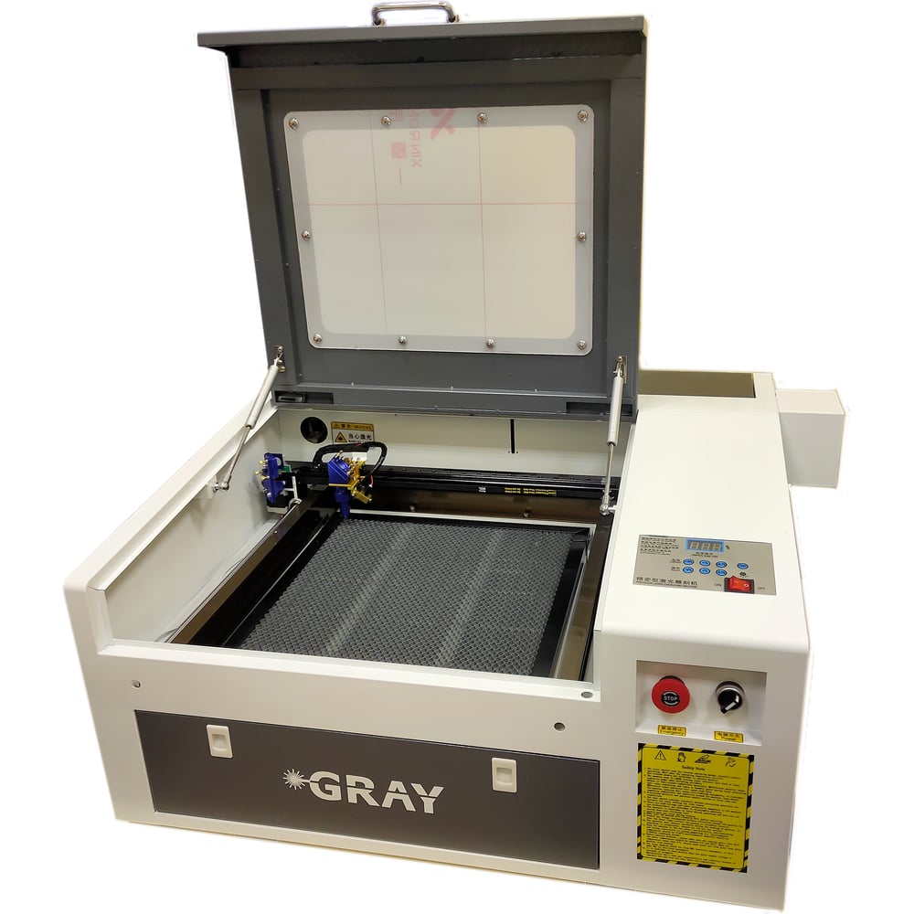Изображение товара Лазерный станок GRAY CO2 4040 L 50 Вт с рабочей областью 40х40 см