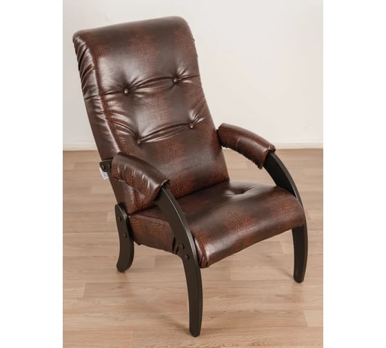 Изображение товара Кресло для отдыха GLIDER Модель 61 Antik crocodile венге 2000026785484