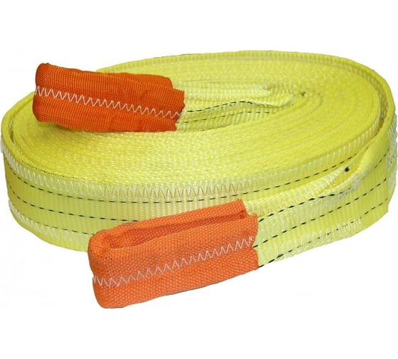 Изображение товара Буксировочный трос ДАЛИ-авто лента, усиленная петля, 9 м, 75 мм DA-01896