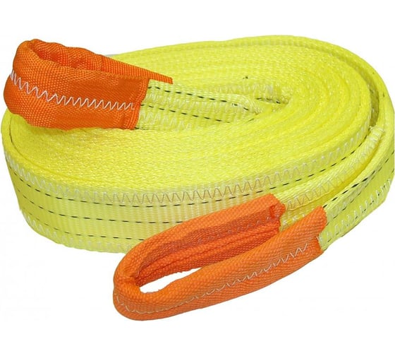 Изображение товара Буксировочный трос ДАЛИ-авто лента, усиленная петля, 9 м, 75 мм DA-01894