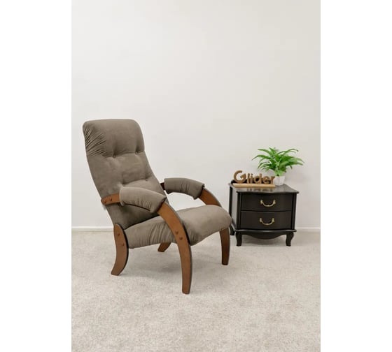 Изображение товара Кресло для отдыха GLIDER Модель 61 Dakota 8 орех антик 2000026797135