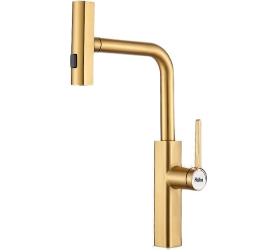 Изображение товара Смеситель для кухни с мультифункциональным изливом HAIBA матовое золото HB73824-5