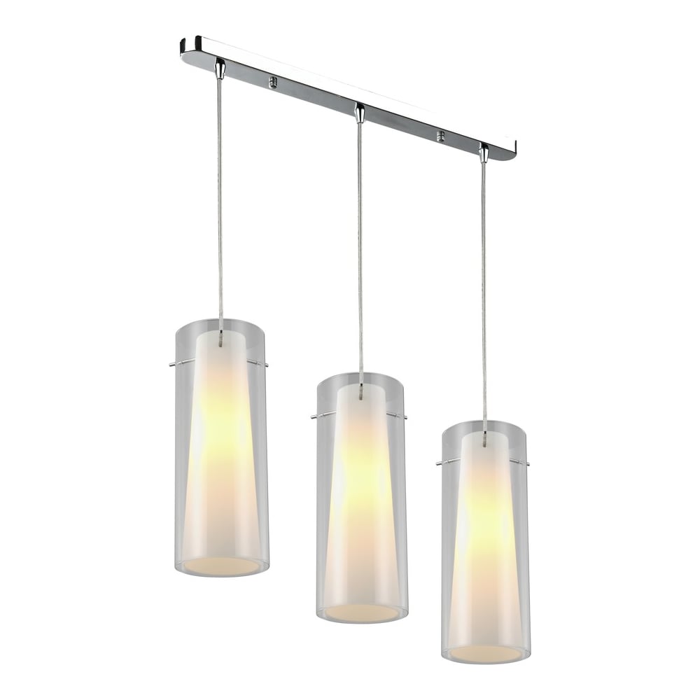 Изображение товара Подвесной светильник Velante 229-006-03 с 3 лампами и хромированным дизайном