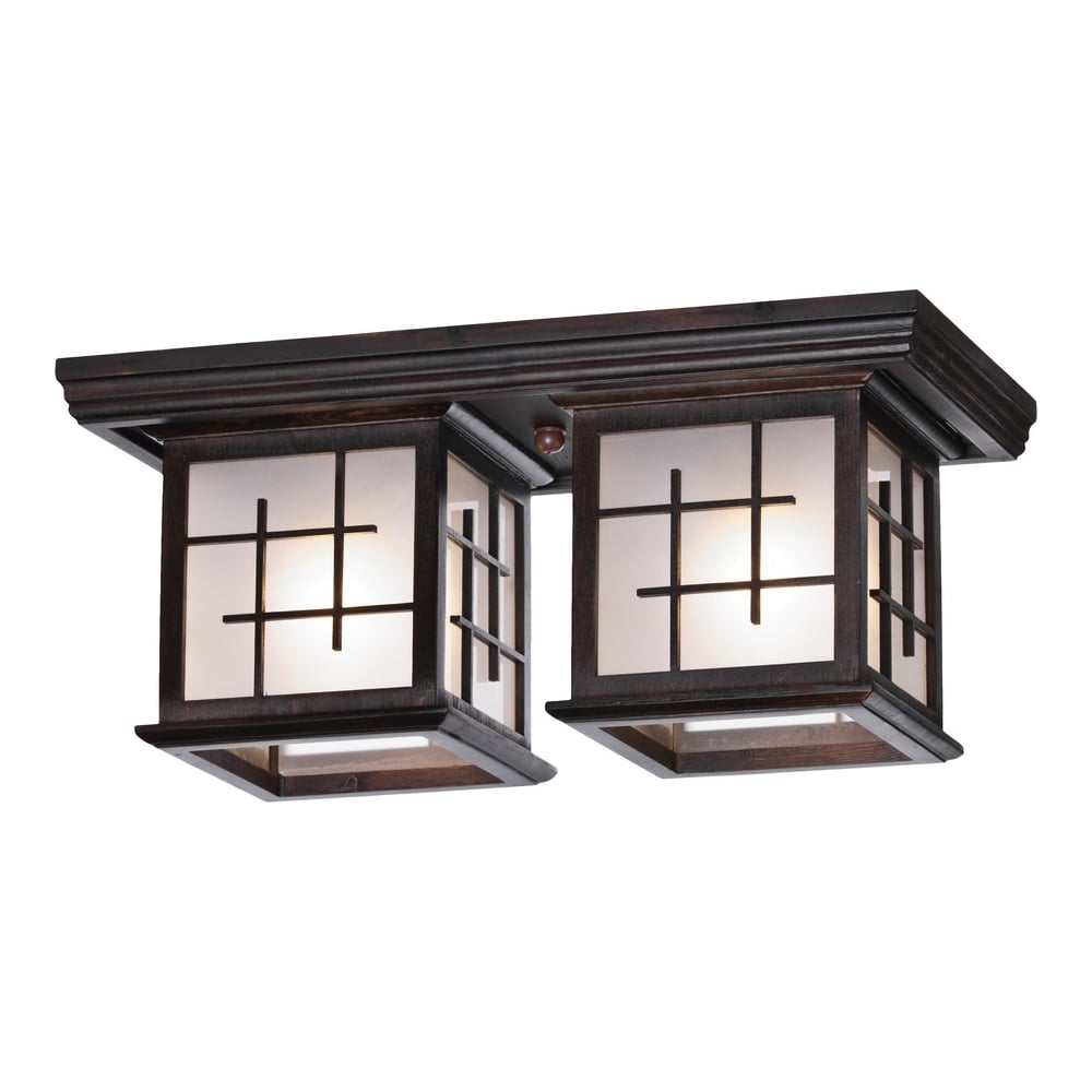 Изображение товара Современный потолочный светильник Velante 592-727-02 с 2 лампами E27 для стильных интерьеров