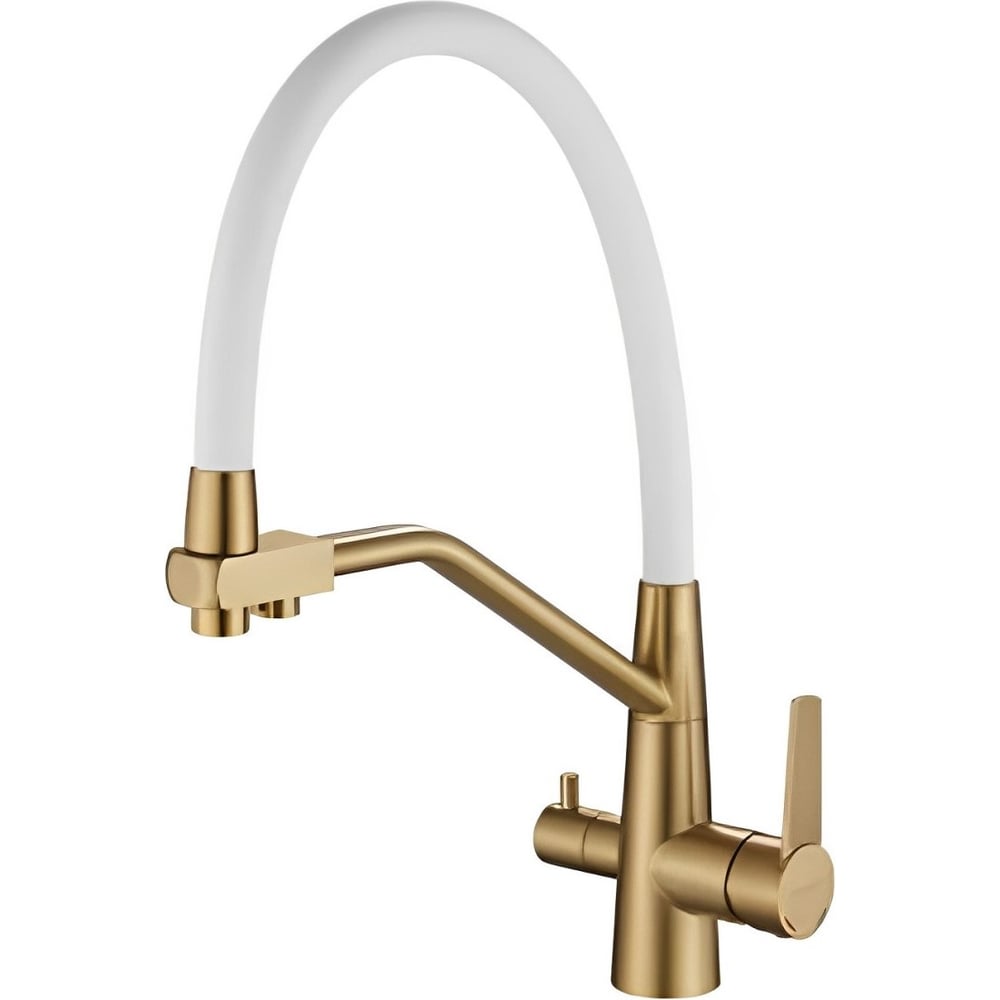 Изображение товара Смеситель для кухни с фильтром воды HAIBA HB76822-5 матовое золото