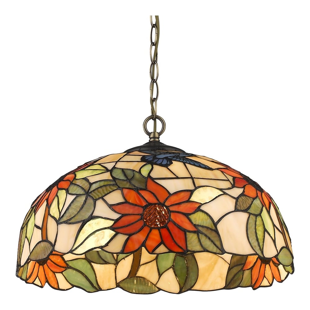 Изображение товара Подвесной светильник Velante 817-806-02 из металла стекла с разноцветными плафонами