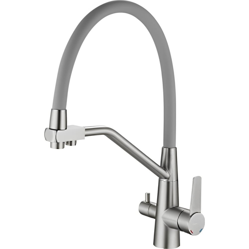 Изображение товара Смеситель для кухни с фильтром HAIBA HB76822 сатиновый