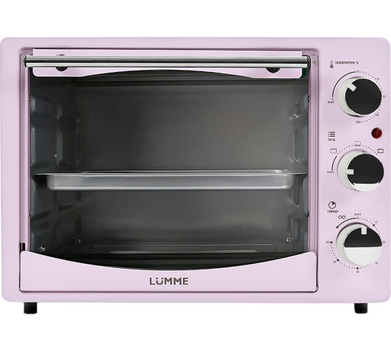 Изображение товара Духовой шкаф (мини-печь) 23 литра (гриль) LUMME LU-1708 розовый опал 42645