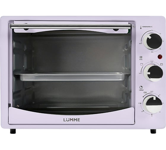 Изображение товара Духовой шкаф (мини-печь) 23 литра (гриль) LUMME LU-1708 лиловый аметист 42646