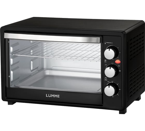 Изображение товара Духовой шкаф (мини-печь) 40 литров (конвекция) LUMME LU-EO1712C черный жемчуг 42678