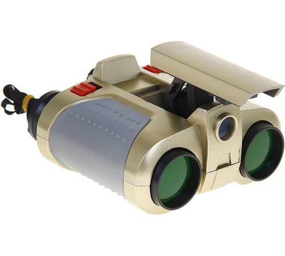 Изображение товара Бинокль Сималенд Прикрытие 4х30, с подсветкой, окуляр круглый, микс 256947