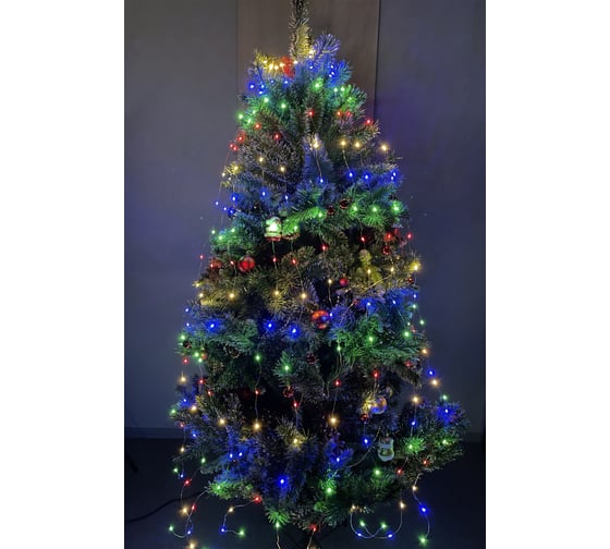 Изображение товара Гирлянда ЭРА ENIN 2NM LED Дождик, 10 нитей, 2 м, мультиколор, 220V 60/1440 Б0047966