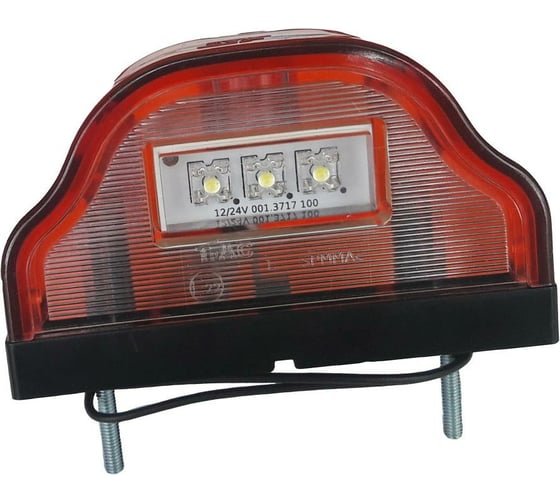 Изображение товара Фонарь подсветки номерного знака ДАЛИ-авто LED, красный, волна, задний габарит 12/24 В DA-01891