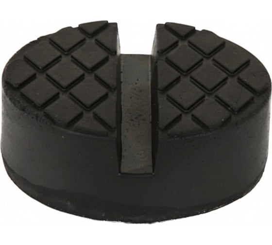 Изображение товара Опора резиновая для подкатного домкрата с пазом в чашку круглая точка ромб D42 H31 GARDE GSR1005S