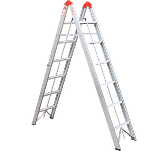 Изображение товара Лестница складная алюминиевая Forsage 6 ступенек F-TL603-6(58231)