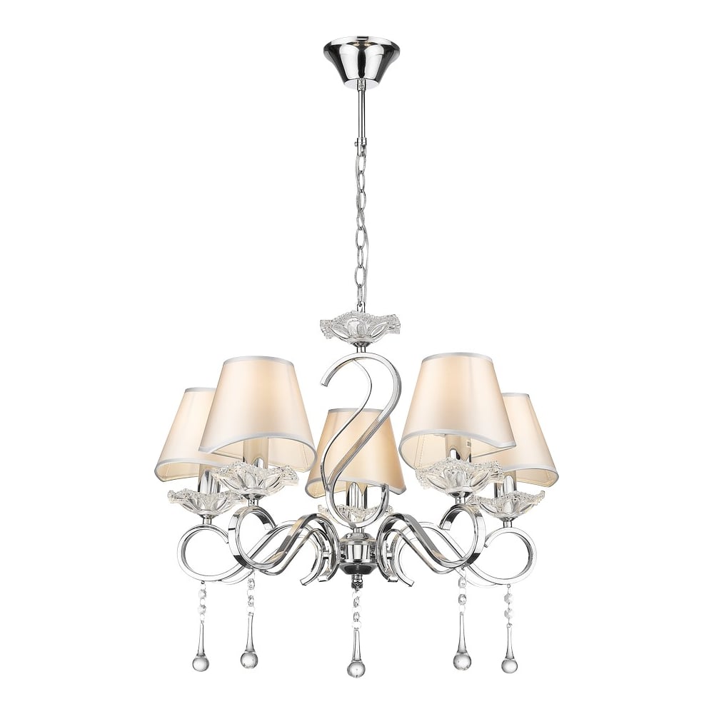 Изображение товара Подвесная люстра Velante 298-103-05 декоративная хром 59 см