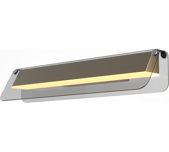 Изображение товара Настенный светильник (бра) MAYTONI Flat LED 10W Черный и Латунь MOD296WL-L10BS3K