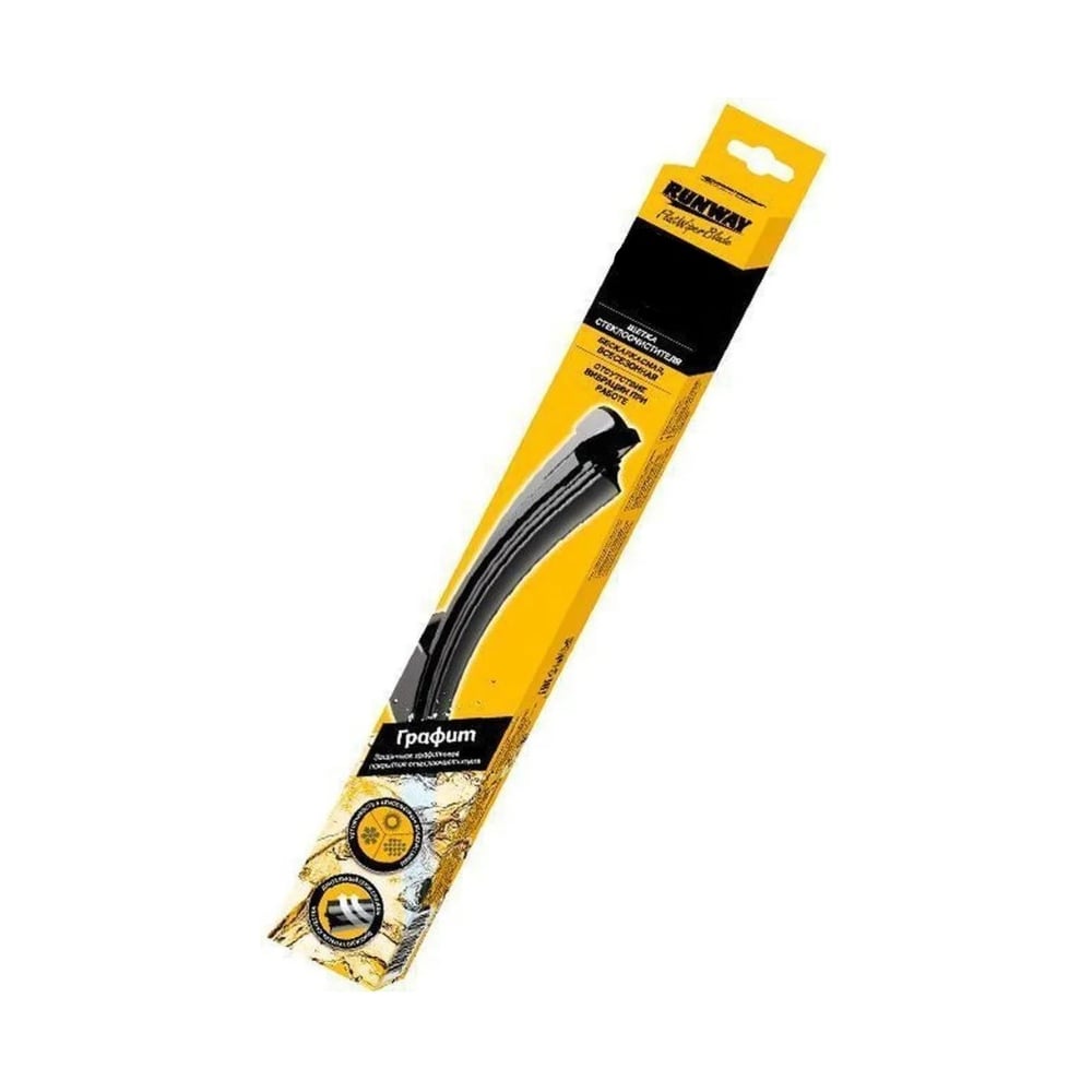 Изображение товара Щетка стеклоочистителя бескаркасная RUNWAY 400мм RW-16G графитовое покрытие