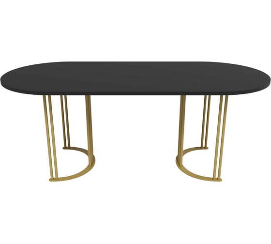 Изображение товара Овальный стол с металлическим подстольем GENGLASS VIOLUR GGT-20-1-2-20090