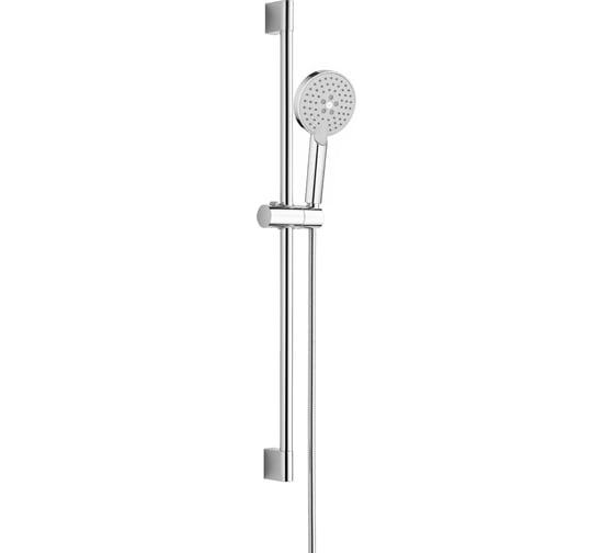 Изображение товара Душевой гарнитур ORANGE O-Shower штанга 700 мм, лейка 3 режима, шланг 1.5 м, хром OS802cr