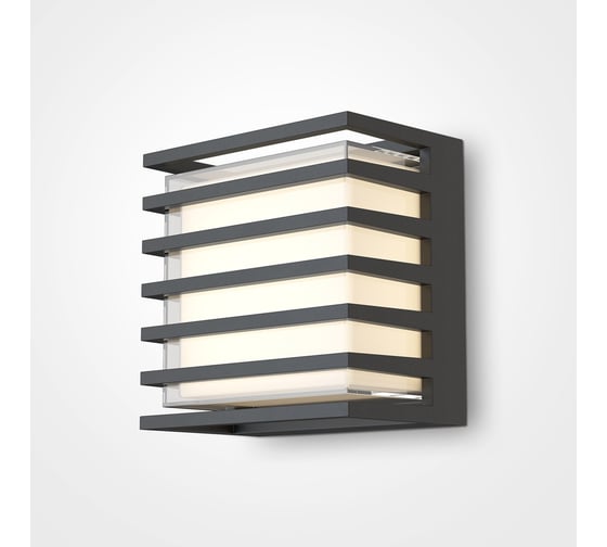 Изображение товара Настенный светильник (бра) MAYTONI Outdoor Downing Street LED 10W Черный O020WL-L10B3K