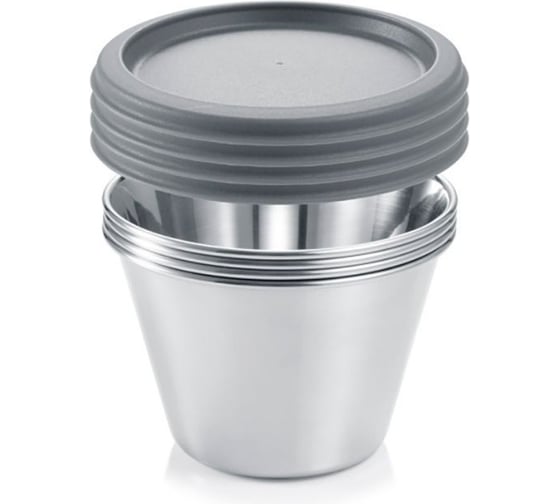 Изображение товара Формочки для панна коты Tescoma из нержавеющей стали GrandCHEF, 4 шт 428718