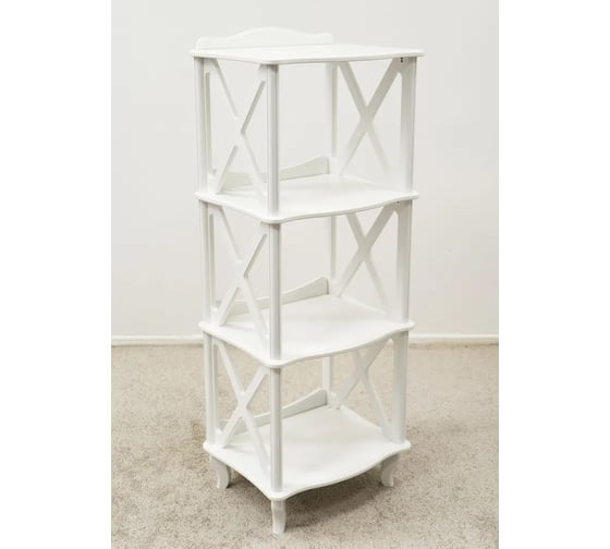 Изображение товара Этажерка-стеллаж GLIDER Джульетта 3 молочный дуб 2102060000001