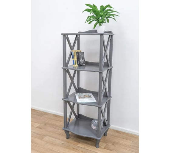 Изображение товара Этажерка-стеллаж GLIDER Джульетта 3 серый ясень 2102097000005