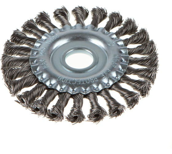 Изображение товара Щетка крацовка для УШМ, дисковая, жгутированная, 125 мм GREPP 211-125