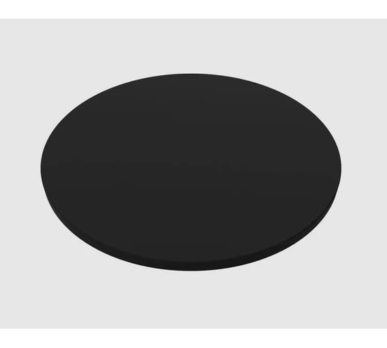 Изображение товара Столешница GENGLASS ЛДСП, 16 мм, чёрная, диаметр 800 мм GGTW-02-d80