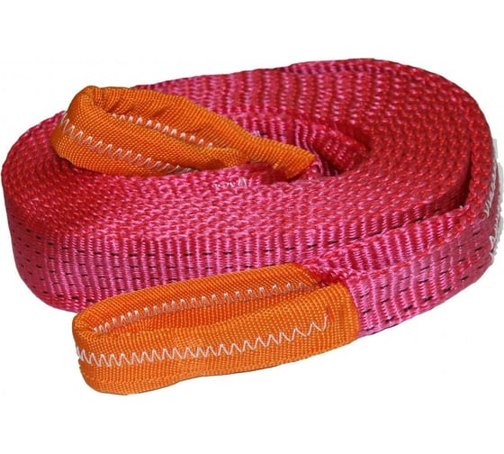 Изображение товара Буксировочный трос ДАЛИ-авто лента, петля усиленная 6м, ширина ленты 75 мм DA-01192