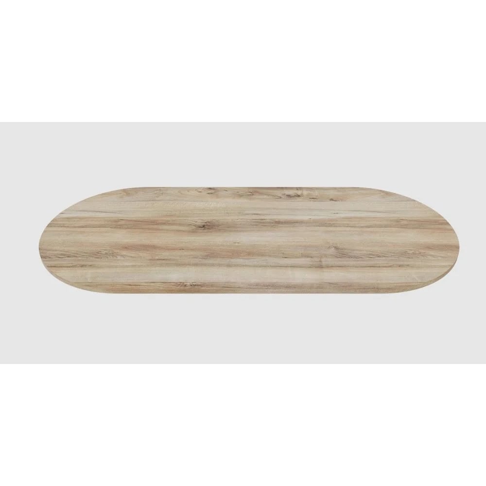 Изображение товара Столешница GENGLASS ЛДСП, 25 мм, орех, овальная GGTW-01-20090