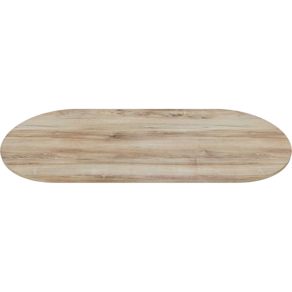 Изображение товара Столешница GENGLASS ЛДСП орех овальная 25 мм GGTW-01-20090