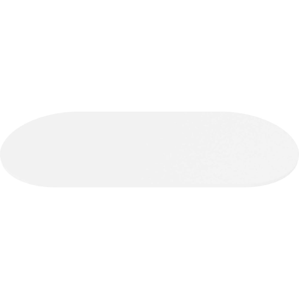 Изображение товара Столешница из ЛДСП белая овальная 25 мм GGTW-03-20090