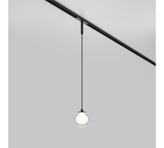 Изображение товара Трековый подвесной светильник MAYTONI Bubble LED 4W Черный TR181PL-1-4WTW-B