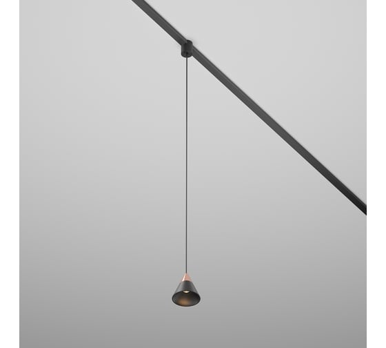 Изображение товара Трековый подвесной светильник MAYTONI Cono LED 7W Черный TR166-1-7W3K-M-B