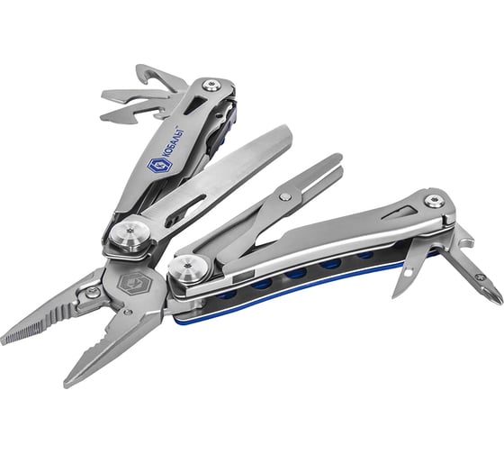 Изображение товара Мультитул КОБАЛЬТ 14 в 1, корпус из нержавеющей стали, чехол для хранения 918-282