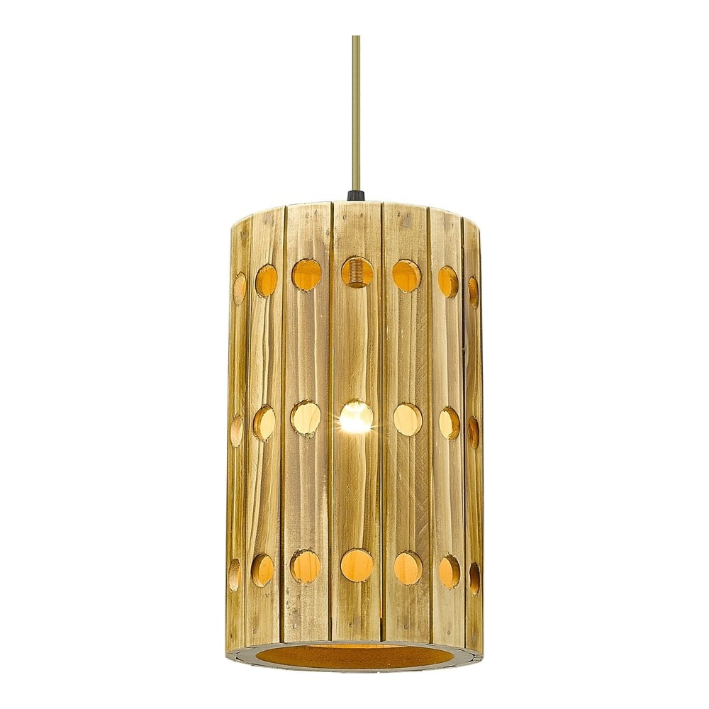 Изображение товара Подвесной светильник Velante 542-706-01 декоративный из дерева