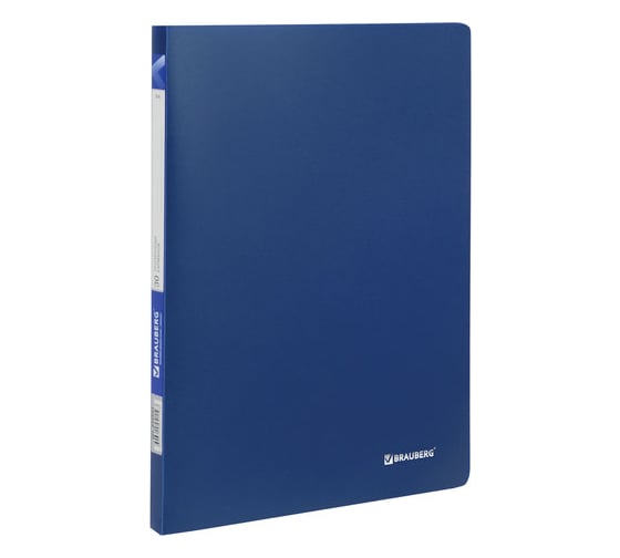 Изображение товара Папка BRAUBERG Office 30 вкладышей, синяя, 0.5 мм, 222631