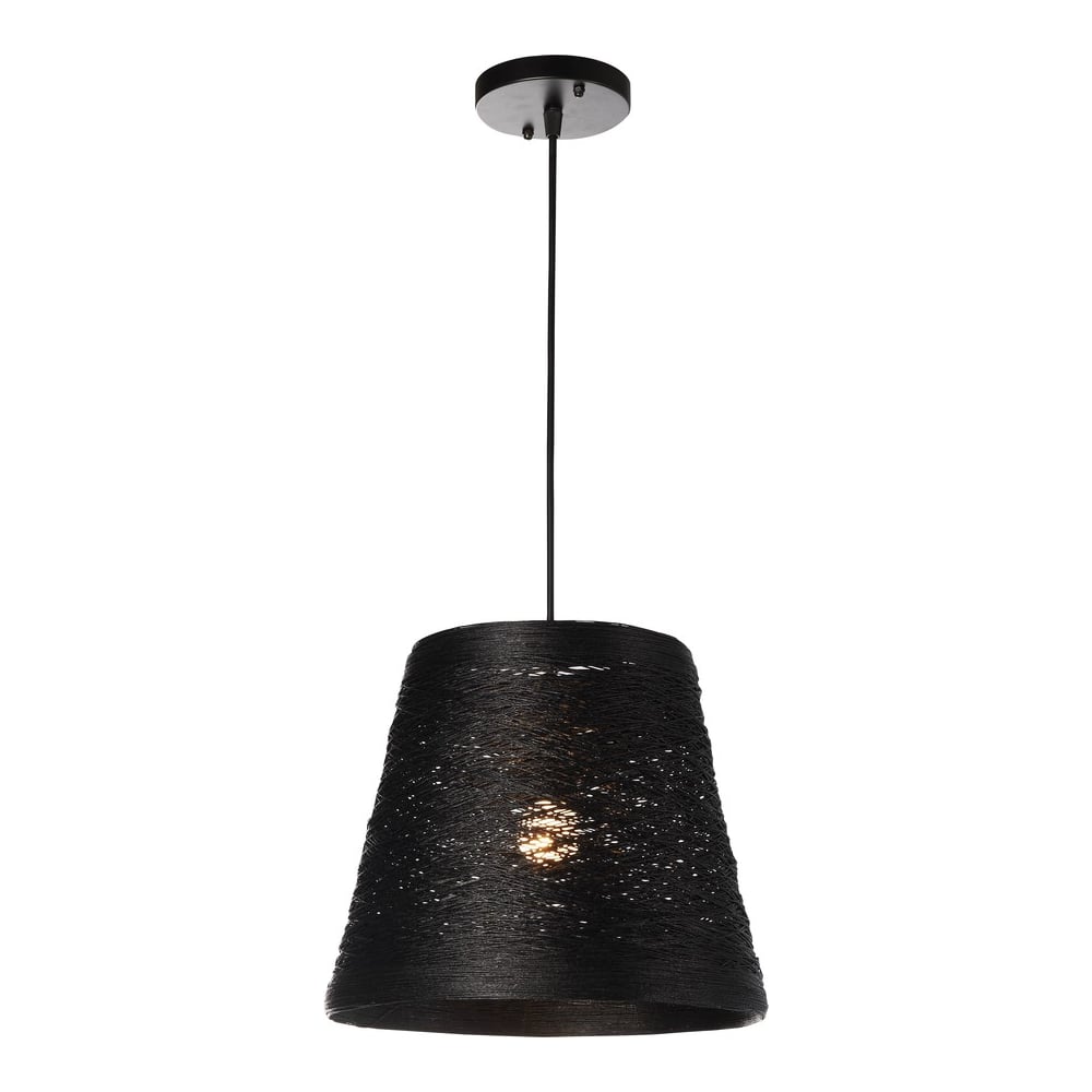 Изображение товара Подвесной светильник Velante 569-726-01 с конусным плафоном из ротанга