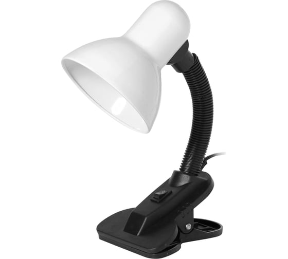 Изображение товара Настольный светильник Smartbuy Е27 с прищепкой White SBL-DeskL01-White