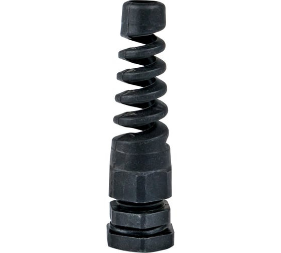 Изображение товара Сальник EKF PG9 IP54 с гибким отводом, d отверстия 15мм, d проводника 4-8мм EKF plc-pg-9-g